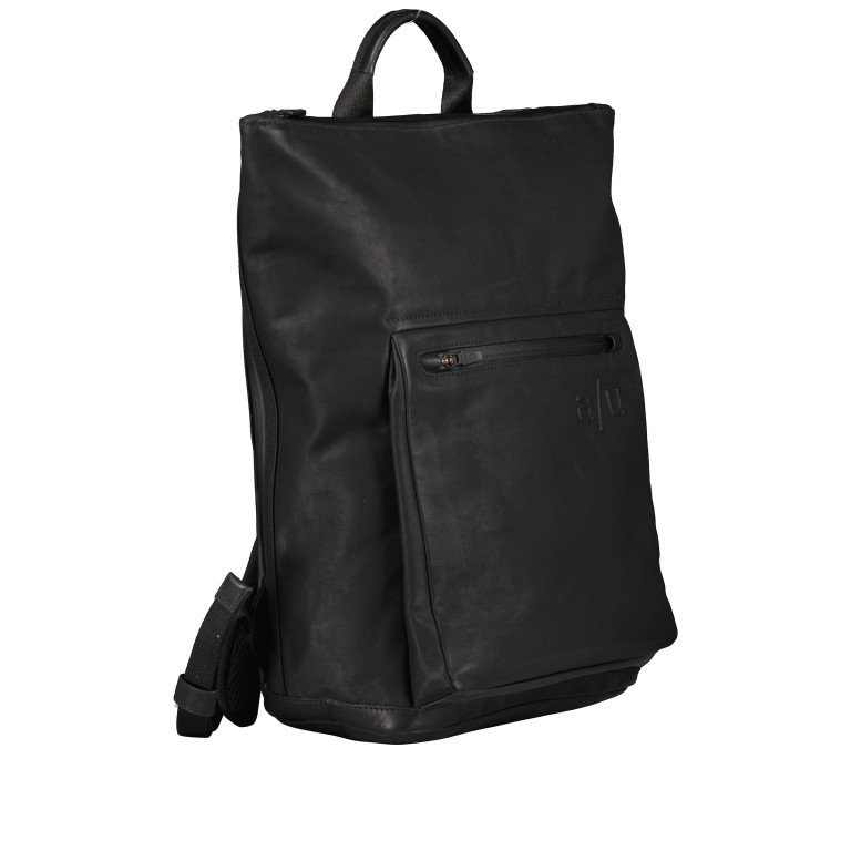 Rucksack Japan Okayama mit Laptopfach 13 Zoll Black, Farbe: schwarz, Marke: Aunts & Uncles, EAN: 4250394975798, Abmessungen in cm: 26x40x15, Bild 2 von 7