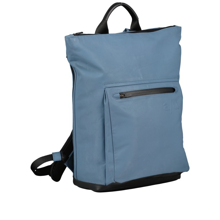 Rucksack Japan Okayama mit Laptopfach 13 Zoll Blue Shadow, Farbe: blau/petrol, Marke: Aunts & Uncles, EAN: 4250394975873, Abmessungen in cm: 26x40x15, Bild 2 von 7