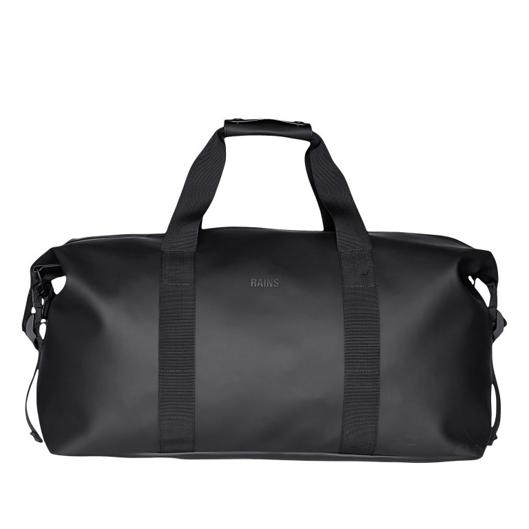 Reisetasche Weekend Bag Large Black, Farbe: schwarz, Marke: Rains, EAN: 5711747498160, Abmessungen in cm: 60x29x27, Bild 1 von 6