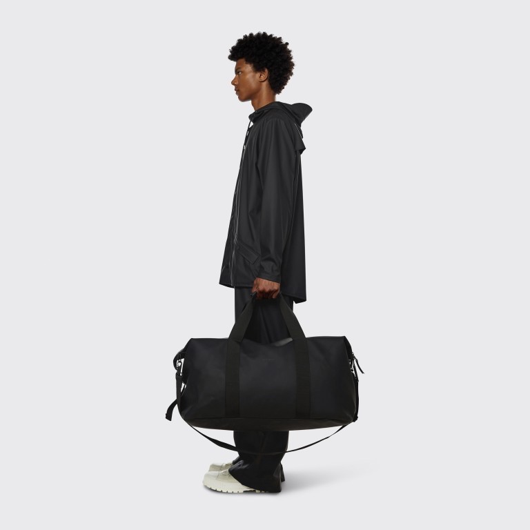 Reisetasche Weekend Bag Large Black, Farbe: schwarz, Marke: Rains, EAN: 5711747498160, Abmessungen in cm: 60x29x27, Bild 3 von 6