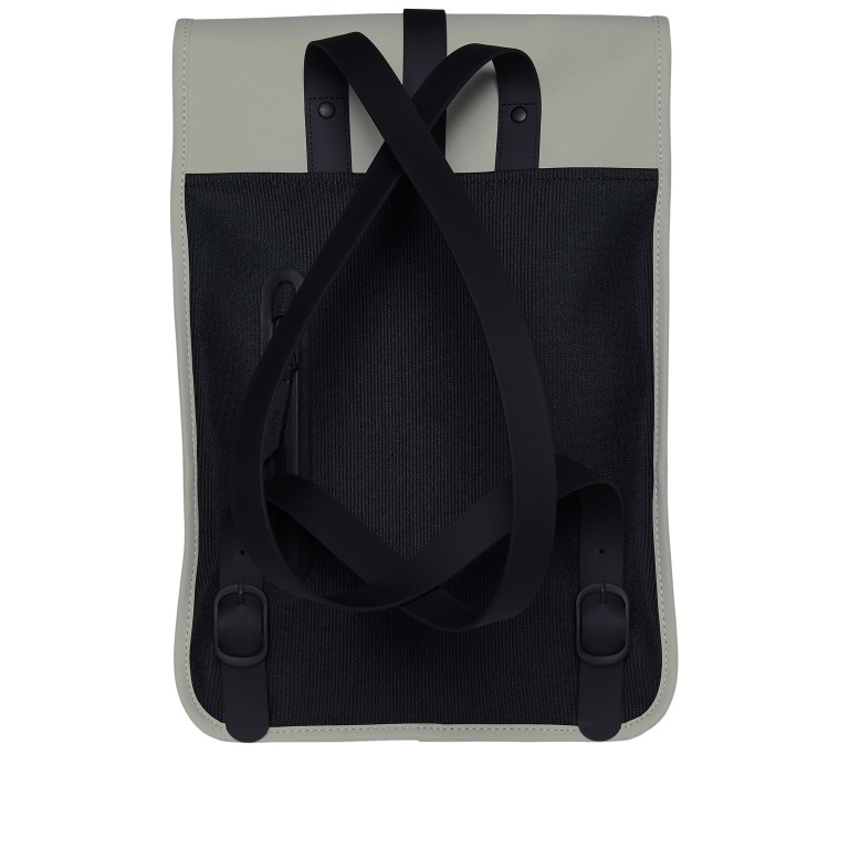 Rucksack Backpack Mini Cement, Farbe: grau, Marke: Rains, EAN: 5711747497781, Abmessungen in cm: 27x39x8, Bild 2 von 5
