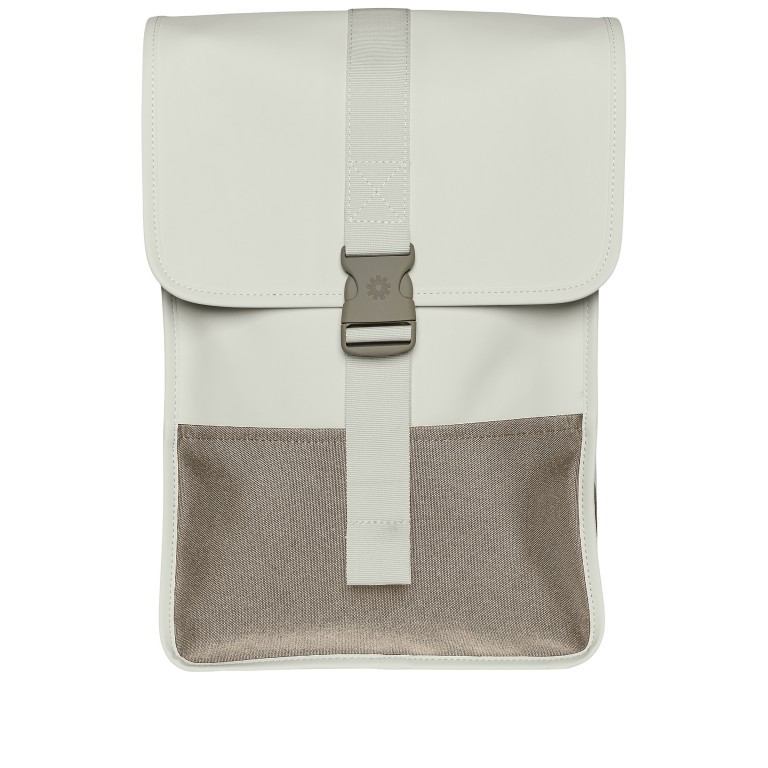 Rucksack Buckle Backpack Mini Fossil, Farbe: beige, Marke: Rains, EAN: 5711747498696, Abmessungen in cm: 29x42x8, Bild 1 von 5