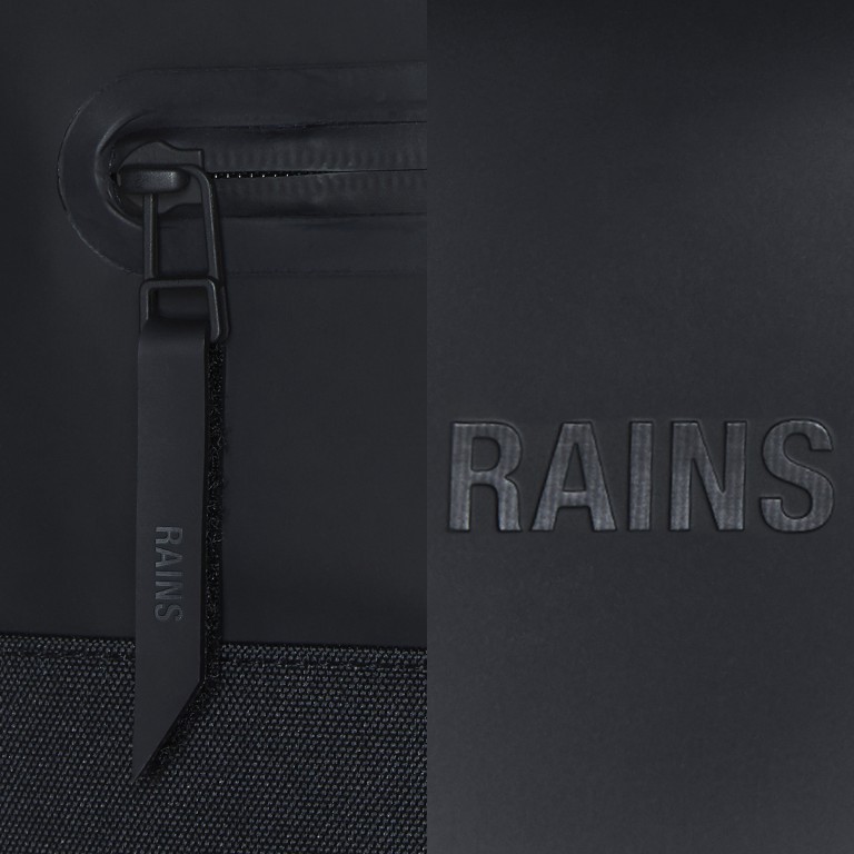Rucksack Buckle Rolltop Black, Farbe: schwarz, Marke: Rains, EAN: 5711747498740, Abmessungen in cm: 34x47x12, Bild 5 von 5