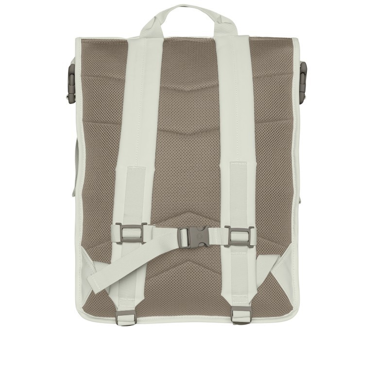 Rucksack Buckle Rolltop Fossil, Farbe: beige, Marke: Rains, EAN: 5711747498764, Abmessungen in cm: 34x47x12, Bild 2 von 5
