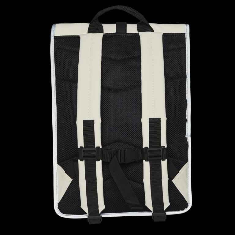 Rucksack Rolltop Reflective mit Laptopfach 16 Zoll Fossil, Farbe: beige, Marke: Rains, EAN: 5711747499358, Abmessungen in cm: 32x48x10, Bild 6 von 7