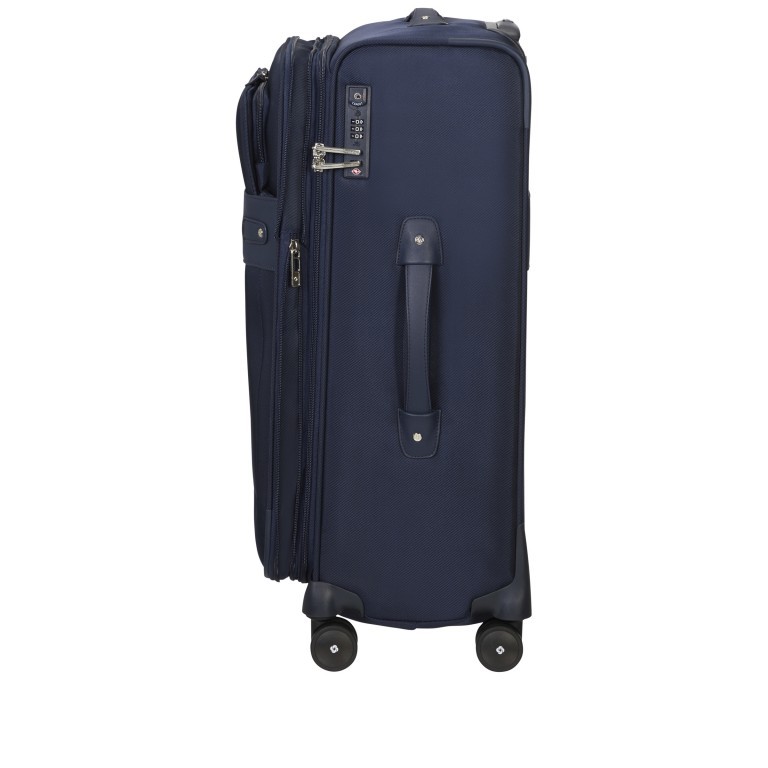 Koffer Beauhaven Spinner 67 expandable Dark Blue, Farbe: blau/petrol, Marke: Samsonite, EAN: 5400520075444, Abmessungen in cm: 43x68.5x27, Bild 4 von 15
