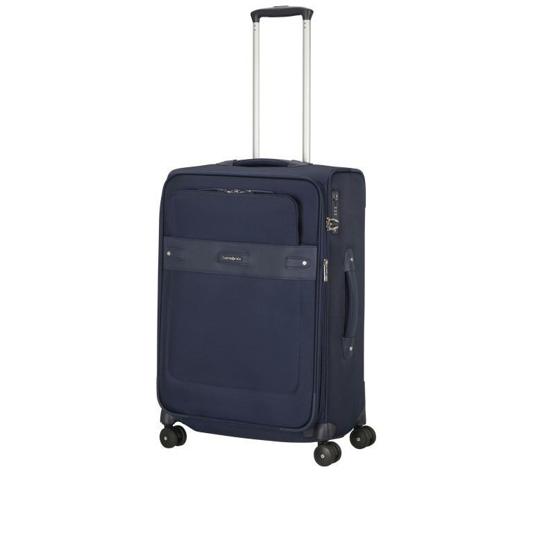 Koffer Beauhaven Spinner 67 expandable Dark Blue, Farbe: blau/petrol, Marke: Samsonite, EAN: 5400520075444, Abmessungen in cm: 43x68.5x27, Bild 7 von 15