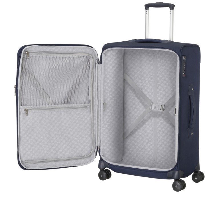 Koffer Beauhaven Spinner 67 expandable Dark Blue, Farbe: blau/petrol, Marke: Samsonite, EAN: 5400520075444, Abmessungen in cm: 43x68.5x27, Bild 8 von 15