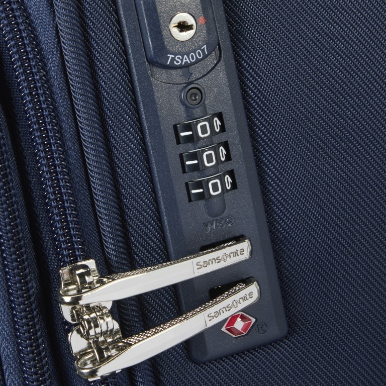 Koffer Beauhaven Spinner 67 expandable Dark Blue, Farbe: blau/petrol, Marke: Samsonite, EAN: 5400520075444, Abmessungen in cm: 43x68.5x27, Bild 13 von 15