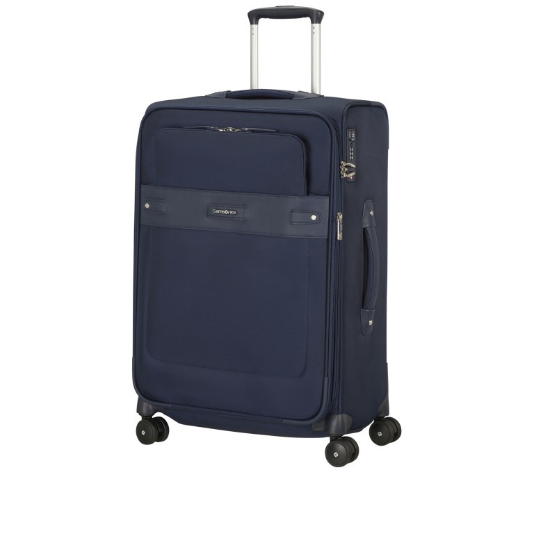 Koffer Beauhaven Spinner 67 expandable Dark Blue, Farbe: blau/petrol, Marke: Samsonite, EAN: 5400520075444, Abmessungen in cm: 43x68.5x27, Bild 2 von 15