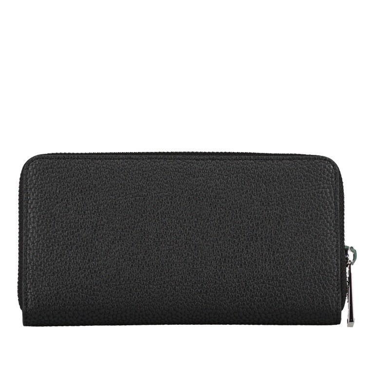 Geldbörse Element Large Wallet with Zip Around Black, Farbe: schwarz, Marke: Tommy Hilfiger, EAN: 8720117305646, Abmessungen in cm: 19x10.5x2.5, Bild 3 von 4