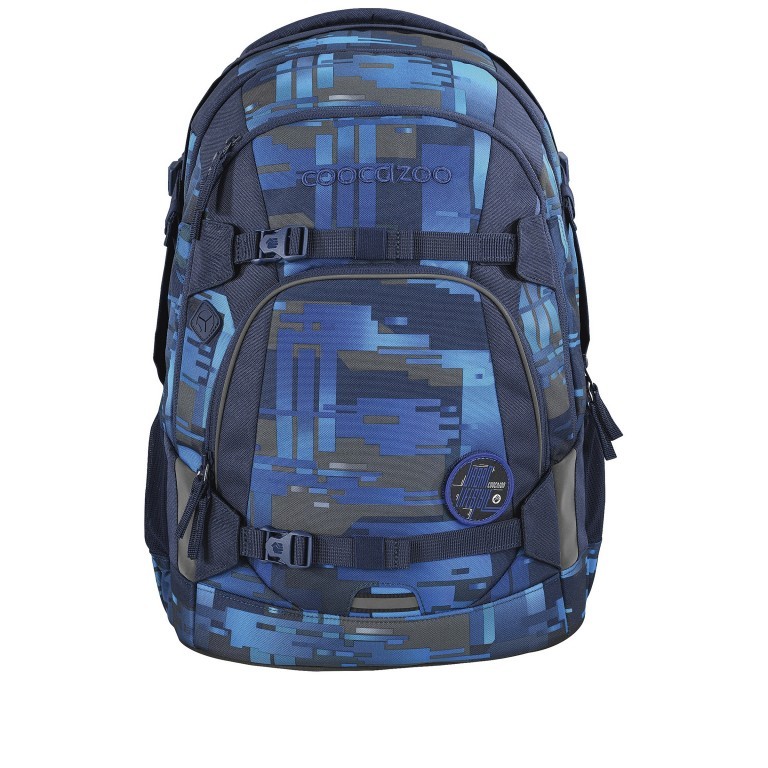 Rucksack Mate 30 Liter Deep Matrix, Farbe: blau/petrol, Marke: Coocazoo, EAN: 4047443468451, Abmessungen in cm: 30x44x23, Bild 1 von 9
