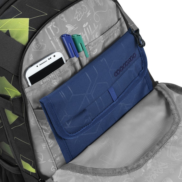 Rucksack Mate 30 Liter Lime Flash, Farbe: grün/oliv, Marke: Coocazoo, EAN: 4047443468918, Abmessungen in cm: 30x44x23, Bild 3 von 9