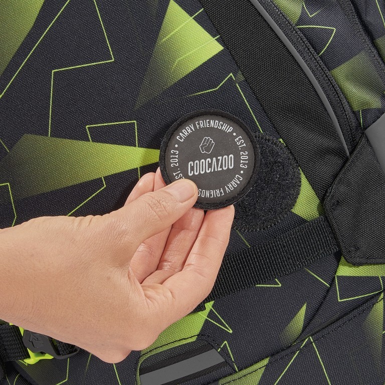 Rucksack Mate 30 Liter Lime Flash, Farbe: grün/oliv, Marke: Coocazoo, EAN: 4047443468918, Abmessungen in cm: 30x44x23, Bild 5 von 9