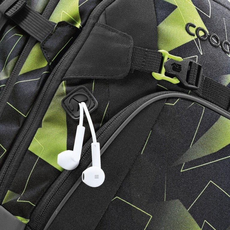 Rucksack Mate 30 Liter Lime Flash, Farbe: grün/oliv, Marke: Coocazoo, EAN: 4047443468918, Abmessungen in cm: 30x44x23, Bild 7 von 9