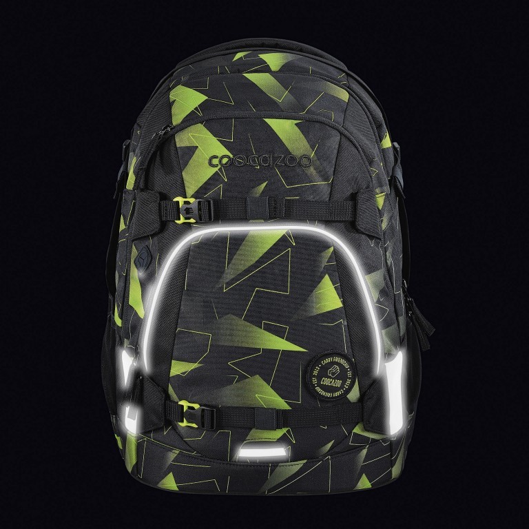 Rucksack Mate 30 Liter Lime Flash, Farbe: grün/oliv, Marke: Coocazoo, EAN: 4047443468918, Abmessungen in cm: 30x44x23, Bild 9 von 9