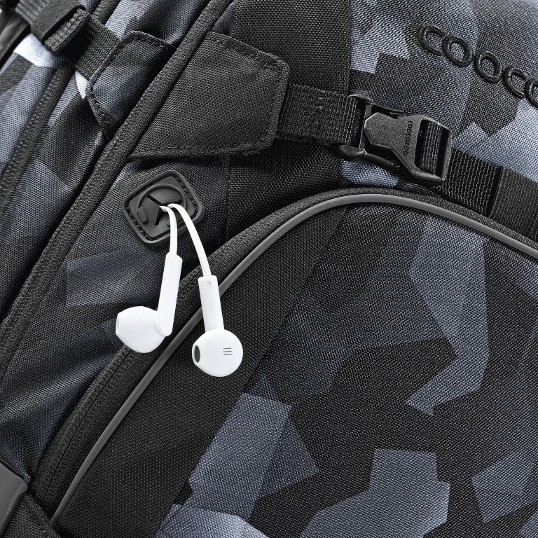 Rucksack Mate 30 Liter Grey Rocks, Farbe: grau, Marke: Coocazoo, EAN: 4047443471079, Abmessungen in cm: 30x44x23, Bild 7 von 9