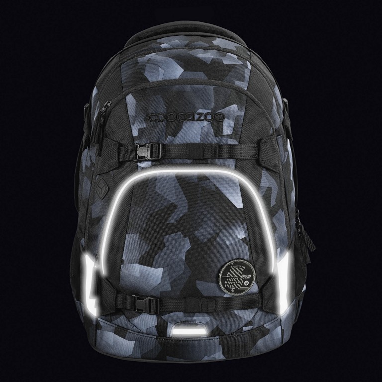 Rucksack Mate 30 Liter Grey Rocks, Farbe: grau, Marke: Coocazoo, EAN: 4047443471079, Abmessungen in cm: 30x44x23, Bild 9 von 9