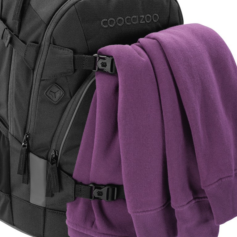 Rucksack Mate Black Coal, Farbe: schwarz, Marke: Coocazoo, EAN: 4047443468468, Abmessungen in cm: 30x44x23, Bild 8 von 9