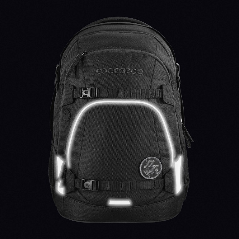 Rucksack Mate Black Coal, Farbe: schwarz, Marke: Coocazoo, EAN: 4047443468468, Abmessungen in cm: 30x44x23, Bild 9 von 9