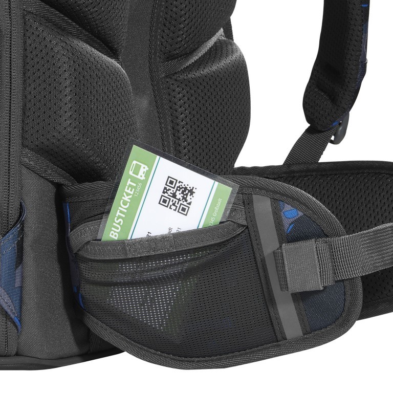 Rucksack Porter erweiterbar Blue Craft, Farbe: blau/petrol, Marke: Coocazoo, EAN: 4047443477569, Abmessungen in cm: 30x44x23, Bild 6 von 11