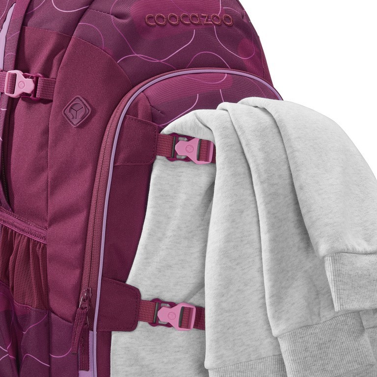 Rucksack Joker Berry Bubbles, Farbe: rosa/pink, Marke: Coocazoo, EAN: 4047443477231, Abmessungen in cm: 30x42x20, Bild 7 von 11