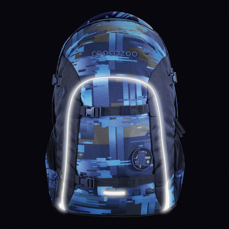 Rucksack Joker Deep Matrix, Farbe: blau/petrol, Marke: Coocazoo, EAN: 4047443477248, Abmessungen in cm: 30x42x20, Bild 11 von 11