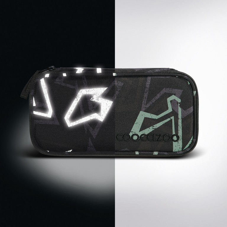 Federmäppchen Special Edition Reflective Graffiti, Farbe: anthrazit, Marke: Coocazoo, EAN: 4047443472427, Abmessungen in cm: 24x11x6, Bild 3 von 3