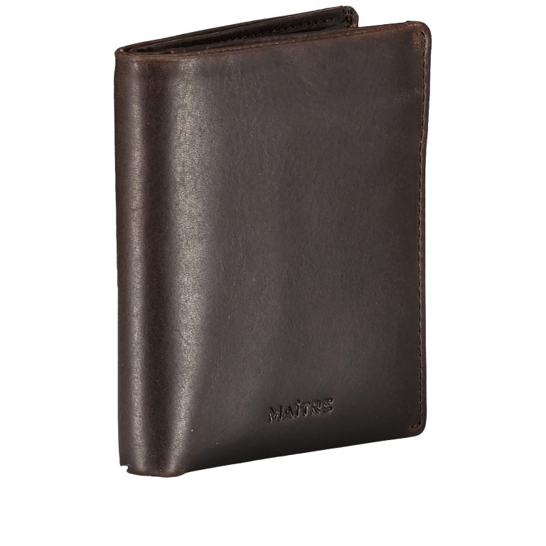 Geldbörse Birkheim Habert mit RFID-Schutz Dunkelbraun, Farbe: braun, Marke: Maitre, EAN: 4048835007494, Abmessungen in cm: 9x10x2, Bild 2 von 4