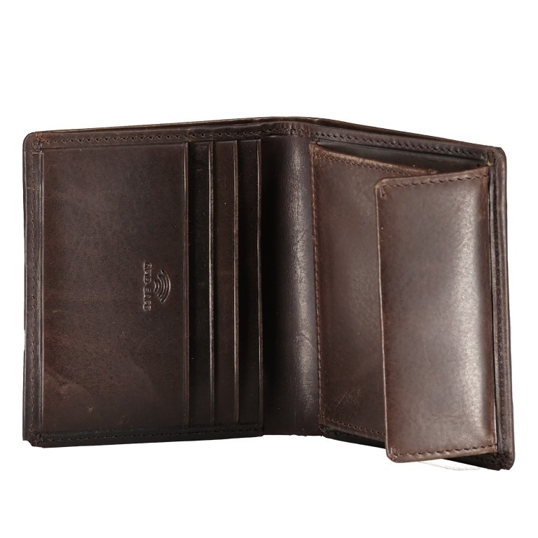 Geldbörse Birkheim Habert mit RFID-Schutz Dunkelbraun, Farbe: braun, Marke: Maitre, EAN: 4048835007494, Abmessungen in cm: 9x10x2, Bild 4 von 4