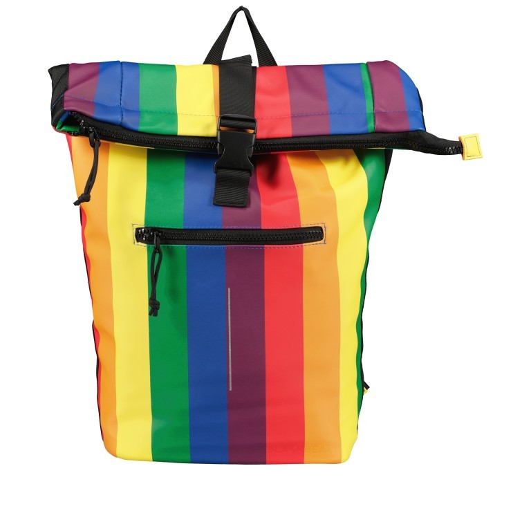 Rucksack mit Rolltop Rainbow, Farbe: bunt, Marke: Blackbeat, EAN: 8720629073446, Bild 1 von 5