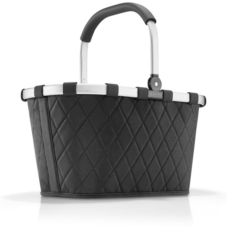 Einkaufskorb Carrybag Rhombus Black, Farbe: schwarz, Marke: Reisenthel, EAN: 4012013726941, Abmessungen in cm: 48x29x28, Bild 1 von 4