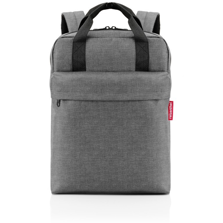 Rucksack Allday Backpack M mit Laptopfach 15 Zoll Twist Silver, Farbe: anthrazit, Marke: Reisenthel, EAN: 4012013728136, Abmessungen in cm: 30x39x13, Bild 1 von 3