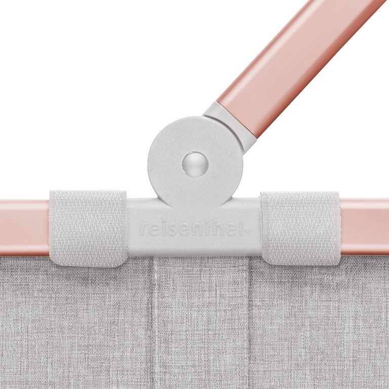 Einkaufskorb Carrybag Frame Twist Sky Rose, Farbe: grau, Marke: Reisenthel, EAN: 4012013726293, Abmessungen in cm: 48x29x28, Bild 6 von 6