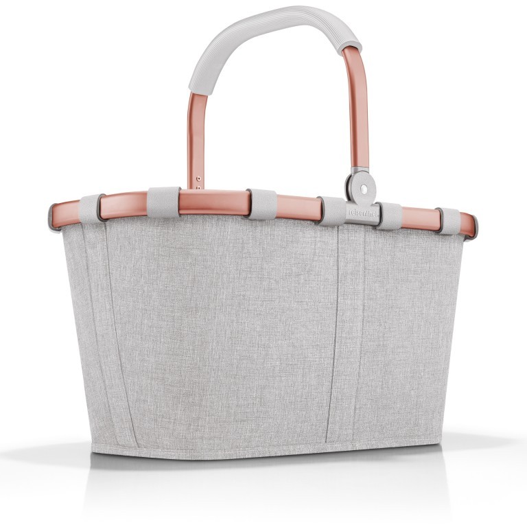Einkaufskorb Carrybag Frame Twist Sky Rose, Farbe: grau, Marke: Reisenthel, EAN: 4012013726293, Abmessungen in cm: 48x29x28, Bild 1 von 6