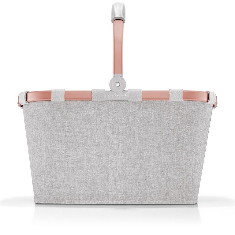 Einkaufskorb Carrybag Frame Twist Sky Rose, Farbe: grau, Marke: Reisenthel, EAN: 4012013726293, Abmessungen in cm: 48x29x28, Bild 2 von 6