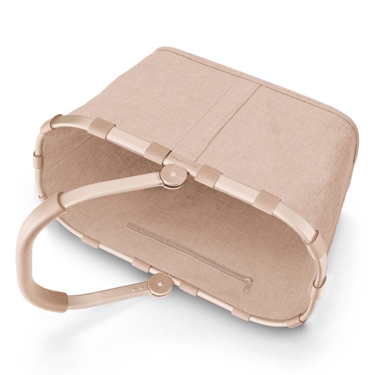 Einkaufskorb Carrybag Frame Twist Coffee, Farbe: beige, Marke: Reisenthel, EAN: 4012013727931, Abmessungen in cm: 48x29x28, Bild 4 von 6