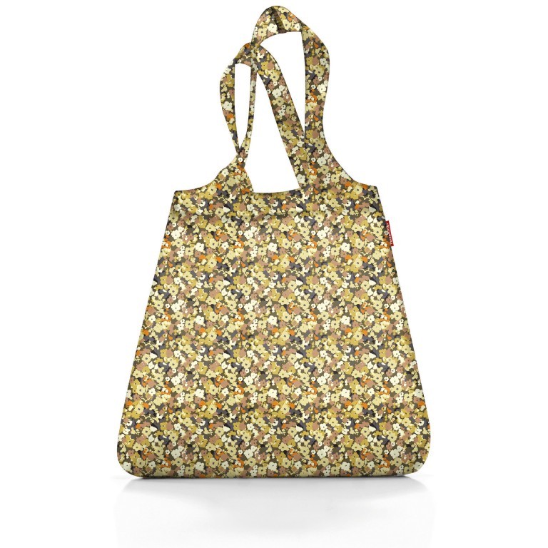 Falttasche Mini Maxi Shopper Viola Yellow, Farbe: gelb, Marke: Reisenthel, EAN: 4012013727252, Abmessungen in cm: 43.5x63x6, Bild 1 von 2