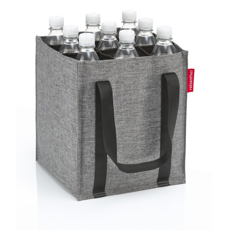 Flaschentasche Bottlebag Twist Silver, Farbe: anthrazit, Marke: Reisenthel, EAN: 4012013720796, Abmessungen in cm: 24x28x24, Bild 1 von 1