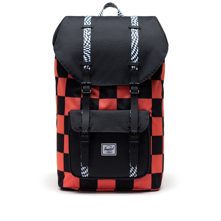 Herschel Rucksack Little America mit Laptopfach 15 Zoll Volumen 23 Liter Checker Pattern Clash