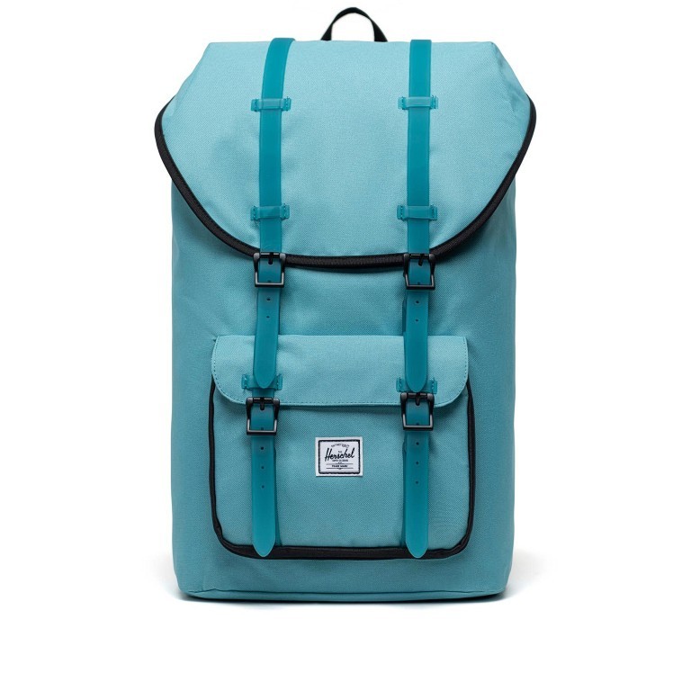 Rucksack Little America mit Laptopfach 15 Zoll Volumen 23 Liter Neon Blue, Farbe: grün/oliv, Marke: Herschel, EAN: 0828432529766, Abmessungen in cm: 28.56x49.9x17.78, Bild 1 von 5