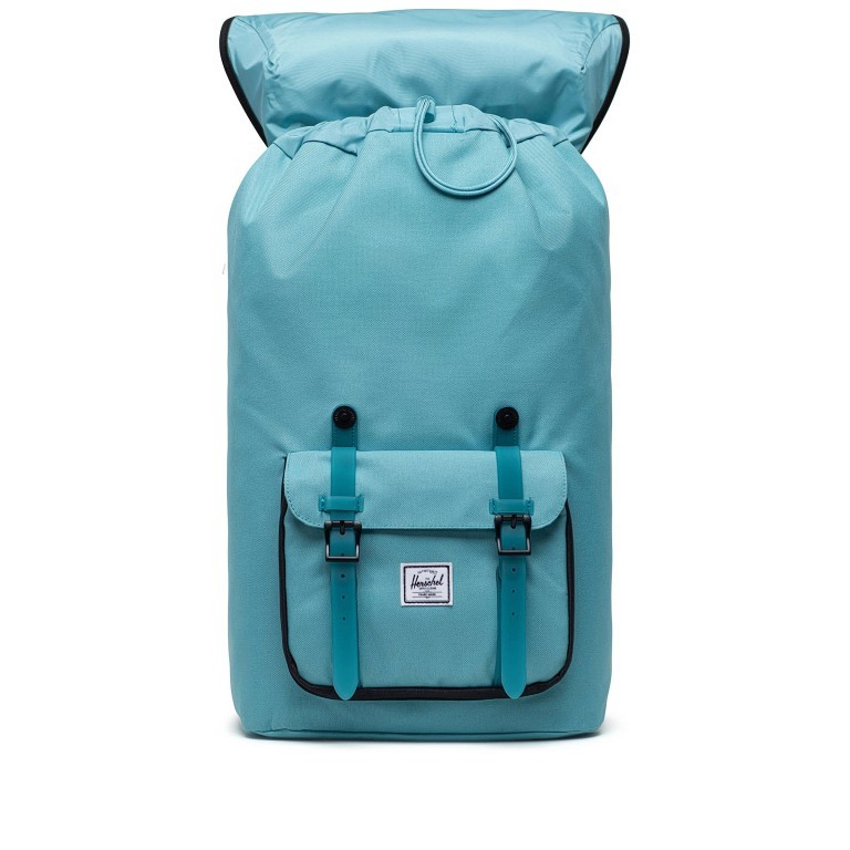 Rucksack Little America mit Laptopfach 15 Zoll Volumen 23 Liter Neon Blue, Farbe: grün/oliv, Marke: Herschel, EAN: 0828432529766, Abmessungen in cm: 28.56x49.9x17.78, Bild 2 von 5