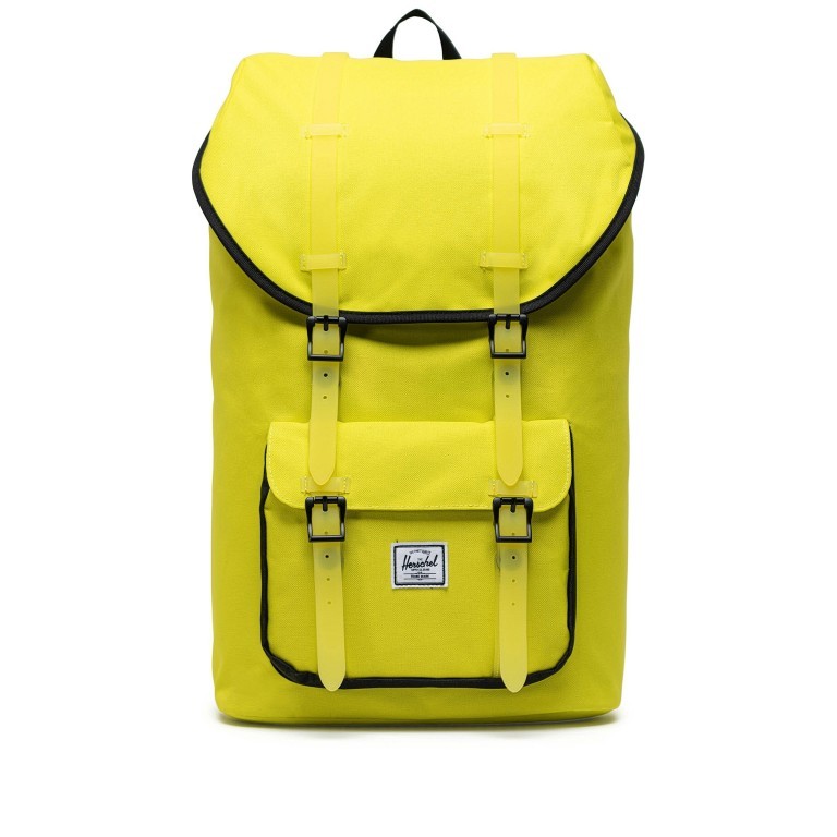 Rucksack Little America mit Laptopfach 15 Zoll Volumen 23 Liter Sulphur Spring, Farbe: gelb, Marke: Herschel, EAN: 0828432529759, Abmessungen in cm: 28.56x49.9x17.78, Bild 1 von 5