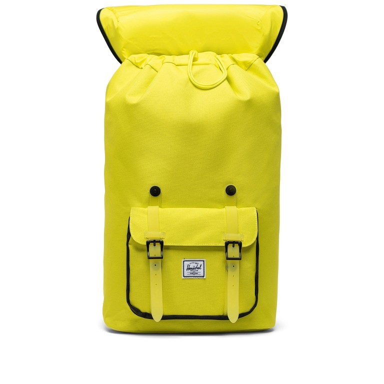 Rucksack Little America mit Laptopfach 15 Zoll Volumen 23 Liter Sulphur Spring, Farbe: gelb, Marke: Herschel, EAN: 0828432529759, Abmessungen in cm: 28.56x49.9x17.78, Bild 2 von 5