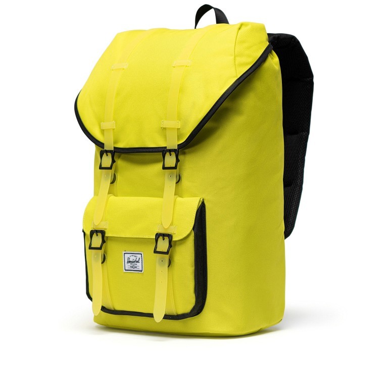 Rucksack Little America mit Laptopfach 15 Zoll Volumen 23 Liter Sulphur Spring, Farbe: gelb, Marke: Herschel, EAN: 0828432529759, Abmessungen in cm: 28.56x49.9x17.78, Bild 3 von 5