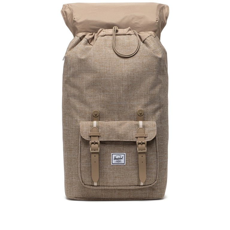 Rucksack Little America mit Laptopfach 15 Zoll Volumen 23 Liter Tobacco Crosshatch, Farbe: braun, Marke: Herschel, EAN: 0828432529810, Abmessungen in cm: 28.56x49.9x17.78, Bild 2 von 5