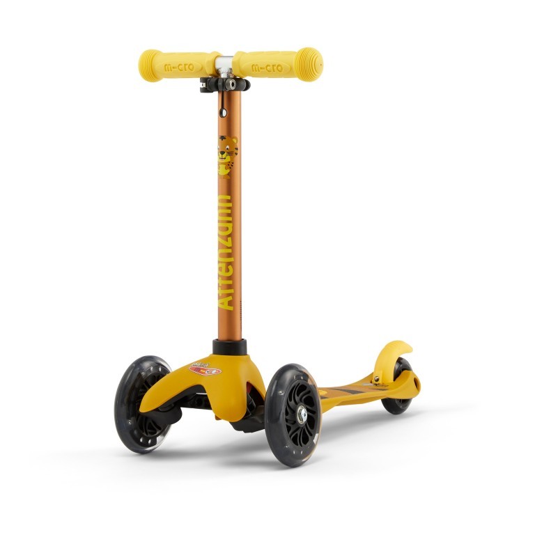 Scooter Roller Mini Tiger, Farbe: gelb, Marke: Affenzahn, EAN: 4057081115280, Bild 1 von 8
