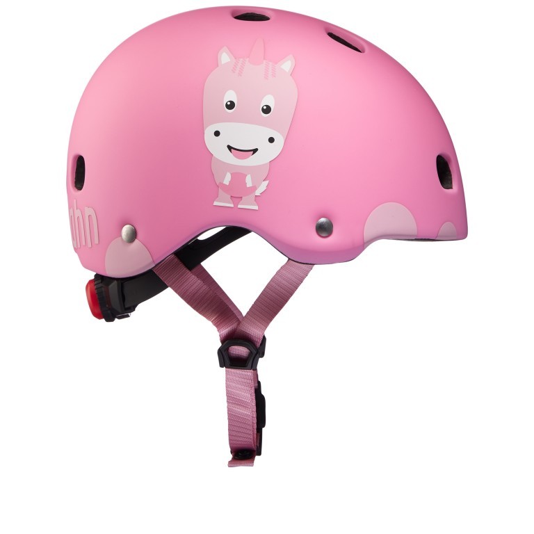 Roller- / Fahrradhelm S Einhorn, Farbe: rosa/pink, Marke: Affenzahn, EAN: 4057081115068, Abmessungen in cm: 19x13.5x23, Bild 3 von 5