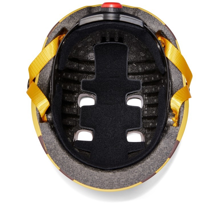 Roller- / Fahrradhelm S Tiger, Farbe: gelb, Marke: Affenzahn, EAN: 4057081115044, Abmessungen in cm: 19x13.5x23, Bild 5 von 5