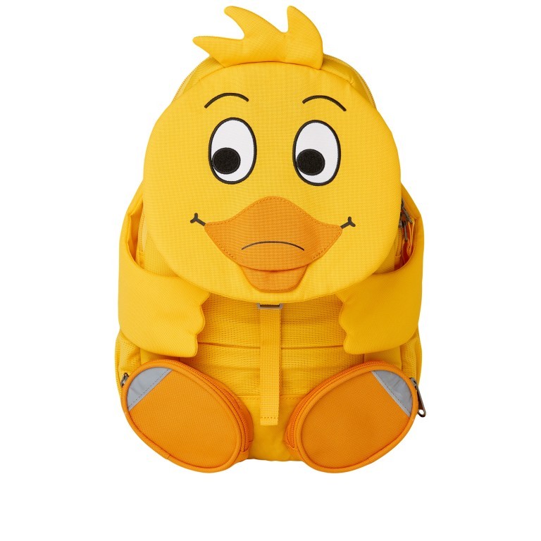 Rucksack Großer Freund für Kinder Die Maus Ente, Farbe: gelb, Marke: Affenzahn, EAN: 4057081105953, Abmessungen in cm: 20x31x12, Bild 1 von 5